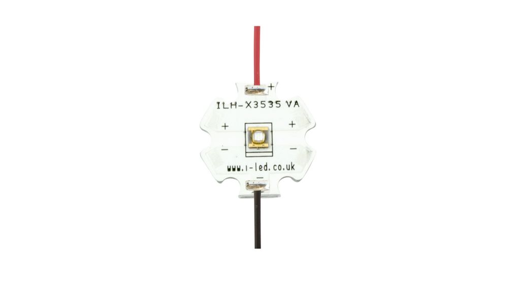 UV LED 390nm 4V 360mW 125° SMD